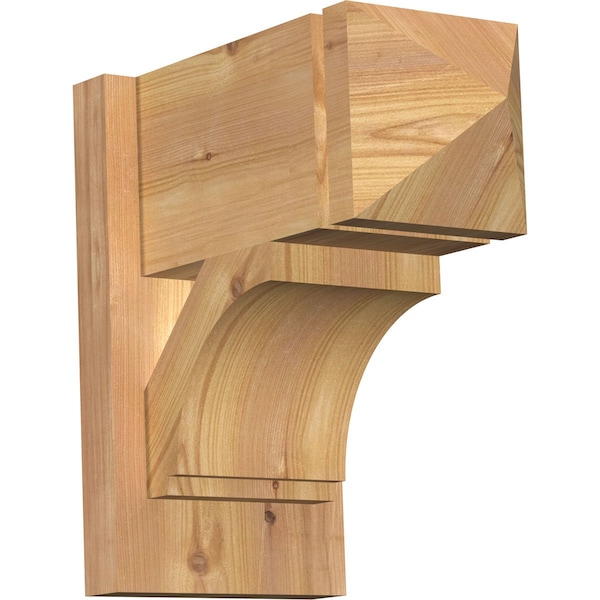 Ekena Millwork Imperial Arts & Crafts Smooth Outlooker, Western Red Cedar, 7 1/2"W x 14"D x 14"H OUT08X14X14IMP03SWR - main